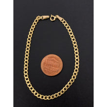 Load image into Gallery viewer, 18K Gold Bracelet Curb Link 2.05 grams Size 7.25 inches - Rafant
