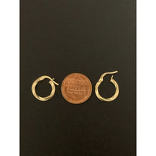 Load image into Gallery viewer, 18K Gold Earrings Hoops Loops Small 0.90 grams. - Rafant
