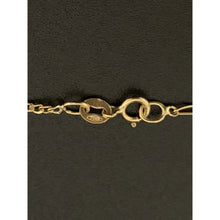 Load image into Gallery viewer, 18K Gold Necklace  Figaro Chain Only Lightweight 1.30 grams - Rafant
