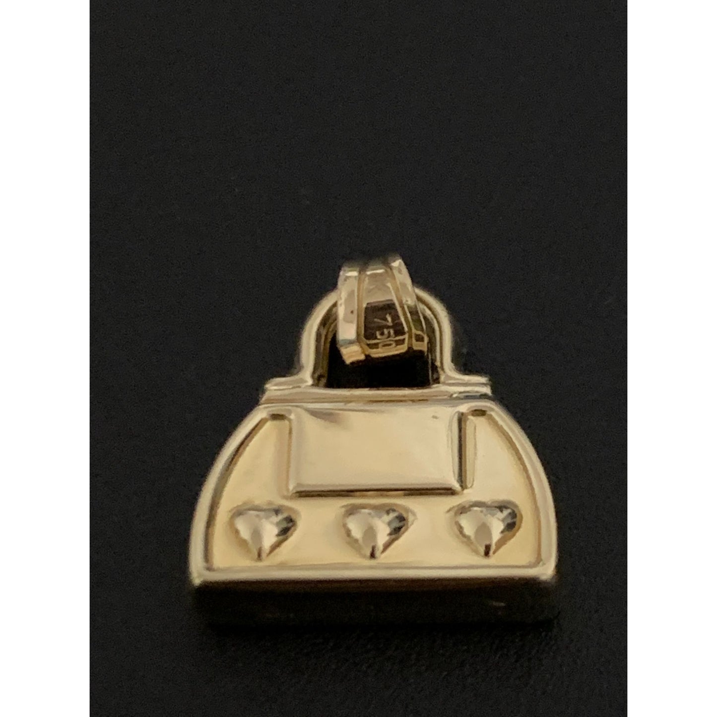18K Gold Pendant Padlock 2.15 grams - Rafant