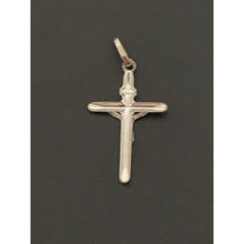 Load image into Gallery viewer, 18K White Gold Pendant Cross Jesus Christ - Rafant
