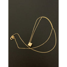 Load image into Gallery viewer, 18K Gold Necklace Chain16.50&quot; With Shape Pendant - Rafant
