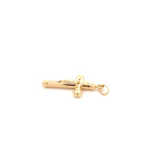 Load image into Gallery viewer, 18K Yellow Gold Pendant Cross Jesus Christ Religious 1.67 grams - Rafant

