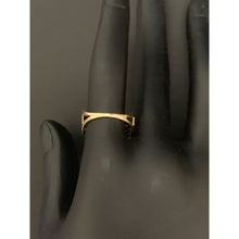 Load image into Gallery viewer, 18K Gold Ring Wave Tricolor Yellow White Rose Gold 1.85 grams Size 6 - Rafant
