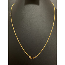 Load image into Gallery viewer, 18K Gold Necklace Chain Rope 20 inches 1.90 grams - Rafant
