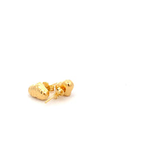 Load image into Gallery viewer, 18K Yellow Gold Earrings Heart Stud 1.37 grams - Rafant
