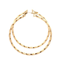 Load image into Gallery viewer, 18K Gold Earrings Hoops Spiral - Rafant
