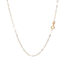 Load image into Gallery viewer, 18K Gold Necklace Chain 20 inches Paperclip 0.80 grams - Rafant
