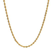 Load image into Gallery viewer, 18K Gold Necklace Chain 20 inches Rope 2.16 grams - Rafant
