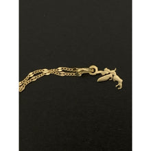 Load image into Gallery viewer, 18K Gold Necklace Chain 16 inches  with Fairy Pendant 1.70 grams - Rafant
