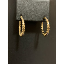 Load image into Gallery viewer, 18K Gold Earrings Hoops Loops 1.66 grams - Rafant
