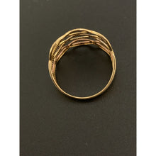 Load image into Gallery viewer, 18K Gold Ring Tricolor White Yellow Rose Gold 2.15 grams Size 7 - Rafant
