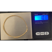 Load image into Gallery viewer, 18K Gold Bracelet Twisted Soft Bangle Flexible 1.01 grams Size 6.5 inches - Rafant

