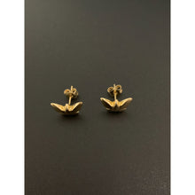 Load image into Gallery viewer, 18K Gold Earrings Stud Butterfly 1.44 grams - Rafant
