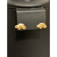 Load image into Gallery viewer, 18K Gold Earrings Stud Car 1.47 grams - Rafant
