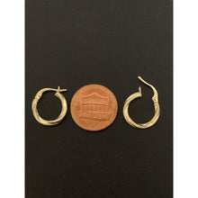 Load image into Gallery viewer, 18K Gold Earrings Hoops Loops Small 0.87 grams - Rafant
