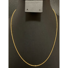 Load image into Gallery viewer, 18K Gold Necklace Chain Rope 20 inches 1.90 grams - Rafant
