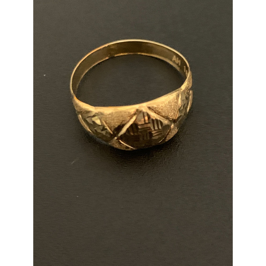 18K Gold Ring 1.47 grams Size 7 - Rafant