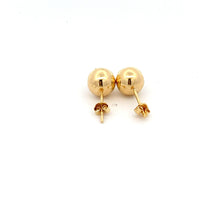 Load image into Gallery viewer, 18K Yellow Gold Earrings Stud Ball Polished 1.32 grams - Rafant
