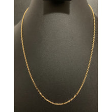 Load image into Gallery viewer, 18K Gold Necklace Chain 19.50 Inches Rolo 2.25 grams - Rafant
