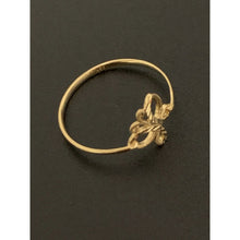 Load image into Gallery viewer, 18K Gold Ring Butterfly Size 6 Lightweight 0.87 grams - Rafant
