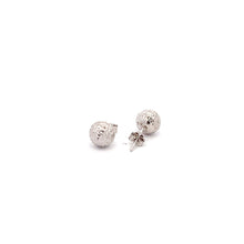 Load image into Gallery viewer, 18K White Gold Earrings Stud Balls 1.09 grams - Rafant
