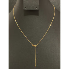 Load image into Gallery viewer, 18K Gold Necklace Chain 16 inches plus 2&quot; Discs Charms 0.90 grams - Rafant
