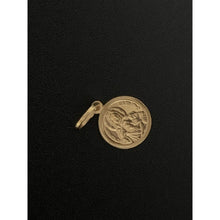 Load image into Gallery viewer, 18K Gold Pendant Round Jesus Christ 0.62 grams Very Small - Rafant
