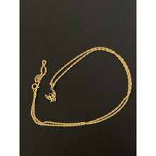 Load image into Gallery viewer, 18K Gold Necklace Chain 18&quot; with Angel Pendant 1.45 grams - Rafant
