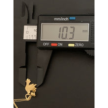 Load image into Gallery viewer, 18K Gold Necklace Chain 17.75 inches with Bird Heart Pendant 1.82 grams - Rafant
