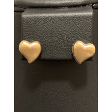 Load image into Gallery viewer, 18K Gold Earrings Stud Puffed Heart 1.96 grams - Rafant
