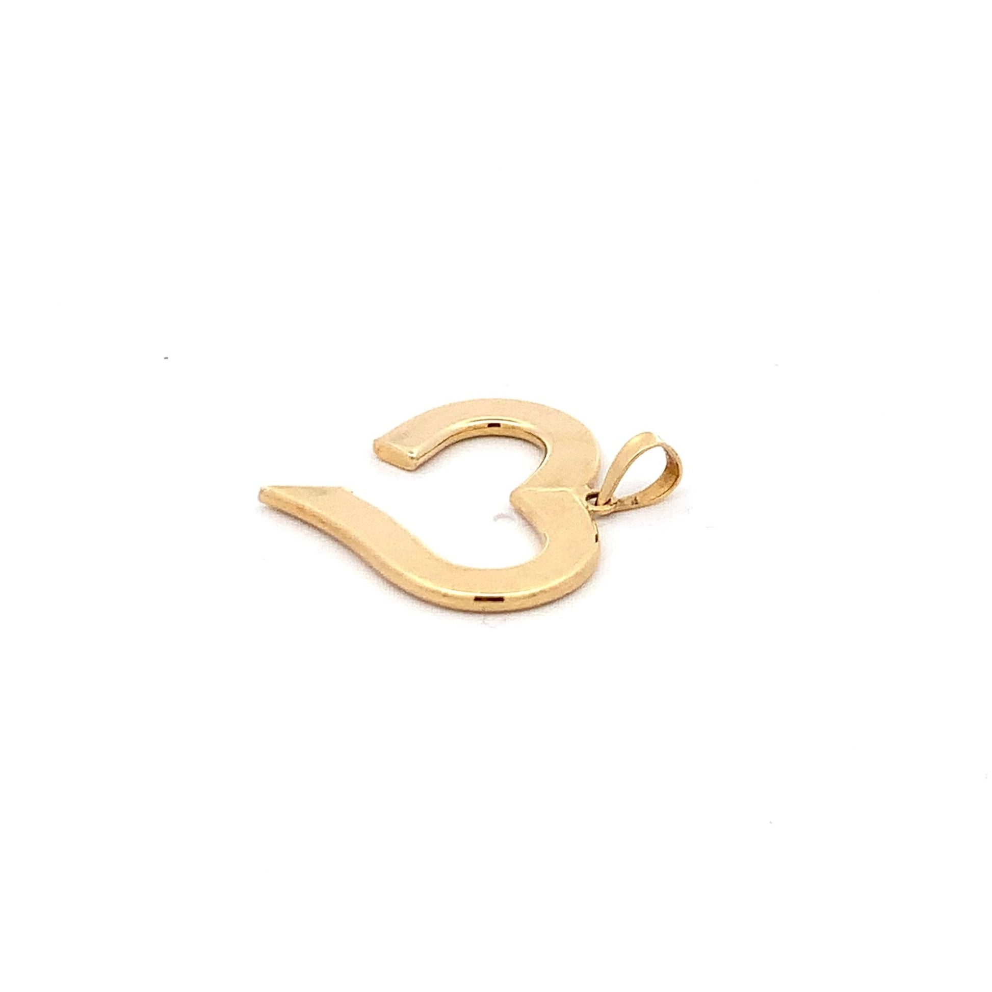 18K Yellow Gold Pendant 1.65 grams with Defects - Rafant