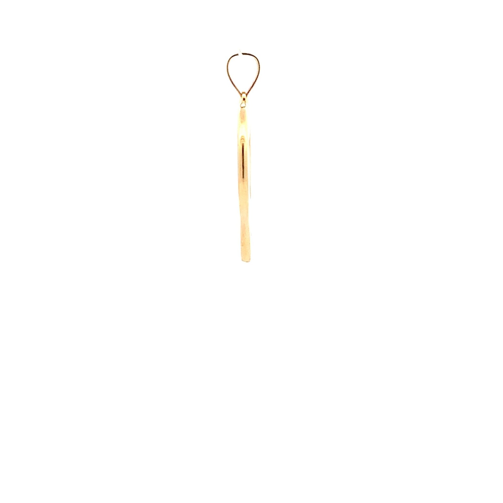 18K Yellow Gold Pendant 1.65 grams with Defects - Rafant