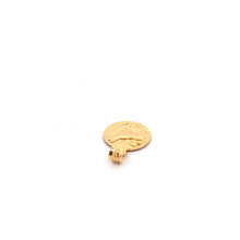 Load image into Gallery viewer, 18K Yellow Gold Pendant Zodiac Sign Taurus Round Tiny 0.85 grams - Rafant
