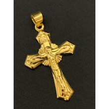 Load image into Gallery viewer, 18K Gold Pendant Cross Religious 1.16 grams - Rafant
