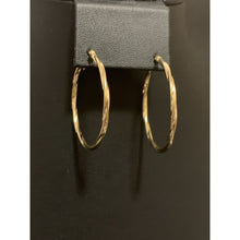 Load image into Gallery viewer, 18K Gold Earrings Hoops Loops Twisted 1.62 grams - Rafant
