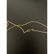 Load image into Gallery viewer, 18K Gold Necklace Chain 17.75 inches 0.70 grams with Defects Kinks - Rafant

