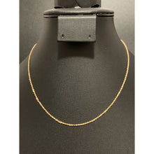 Load image into Gallery viewer, 18K Gold Necklace Chain 17.75 inches 0.70 grams with Defects Kinks - Rafant
