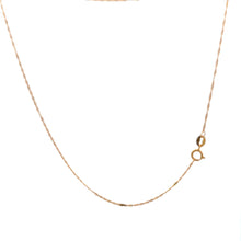 Load image into Gallery viewer, 18K Gold Necklace Chain 17.5 inches Pendant Heart Puffed 1.40 grams - Rafant
