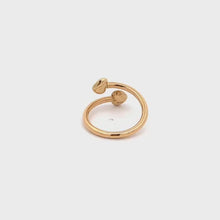 Load and play video in Gallery viewer, 18K Yellow Gold Ring Heart 0.88 grams Size 6
