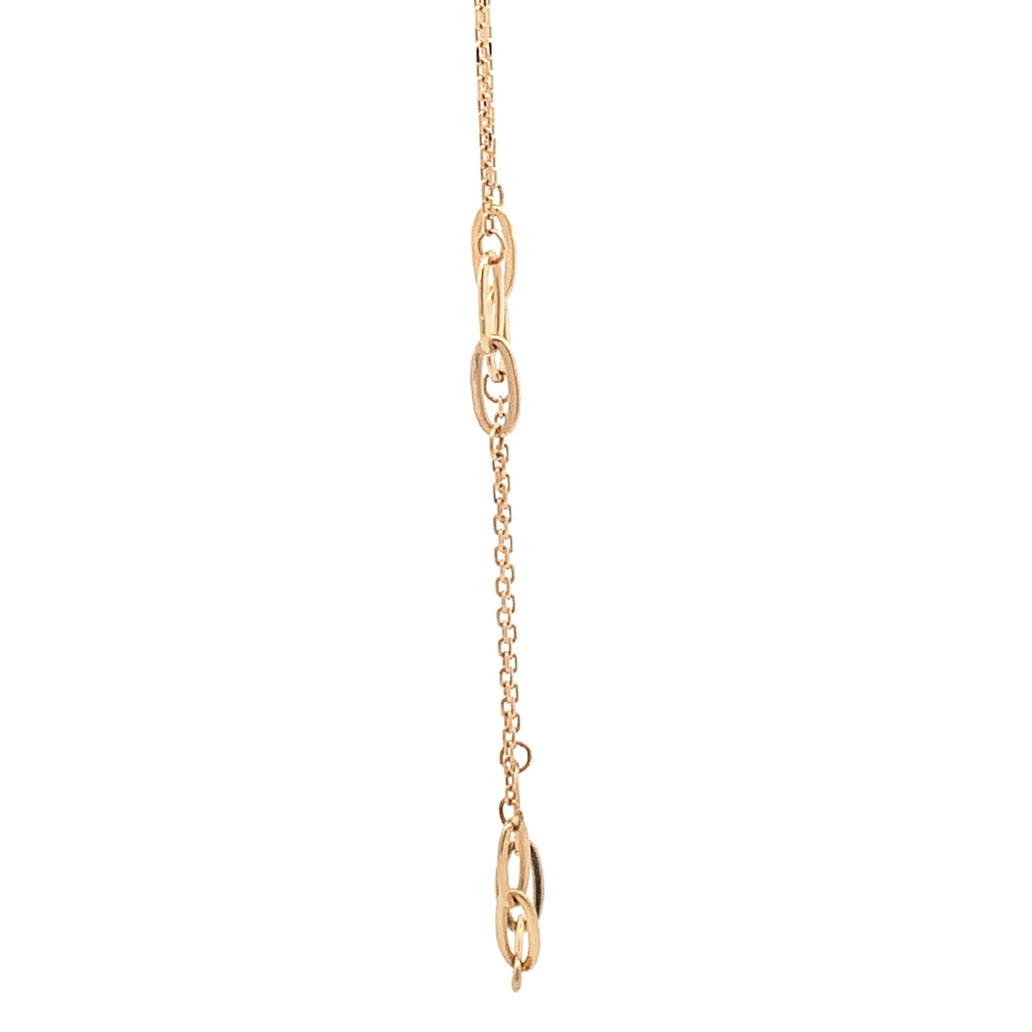 18K Yellow Gold Bracelet Paperclip 6 inches plus 1 inch extension 1.39 grams - Rafant