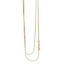 Load image into Gallery viewer, 18K Yellow Gold Necklace Chain Snake 17.5 inches 1.56 grams Thin Chain - Rafant
