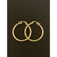 Load image into Gallery viewer, 18K Gold Earrings Hoops Loops 1.48 grams - Rafant
