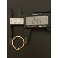 Load image into Gallery viewer, 18K Gold Earrings Hoops Loops 1.48 grams - Rafant
