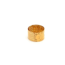 Load image into Gallery viewer, 18K Yellow Gold Ring Fortune Lucky Ring Adjustable 1.87 grams Size 5 - Rafant
