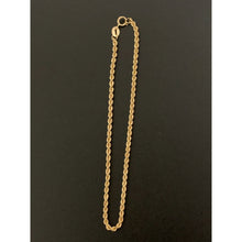 Load image into Gallery viewer, 18K Gold Bracelet Rope Chain 7.5 inches 0.93 grams - Rafant
