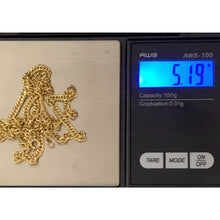 Load image into Gallery viewer, 18K Gold Chain Necklace Real Saudi Gold Curb 18&quot; - Rafant
