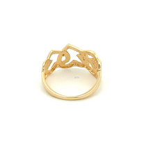Load image into Gallery viewer, 18K Yellow Gold Ring Heart Size 5 - Rafant
