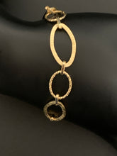 Load image into Gallery viewer, 18K Saudi Gold Bracelet Oval Cable Ling 7.5&quot; - Rafant
