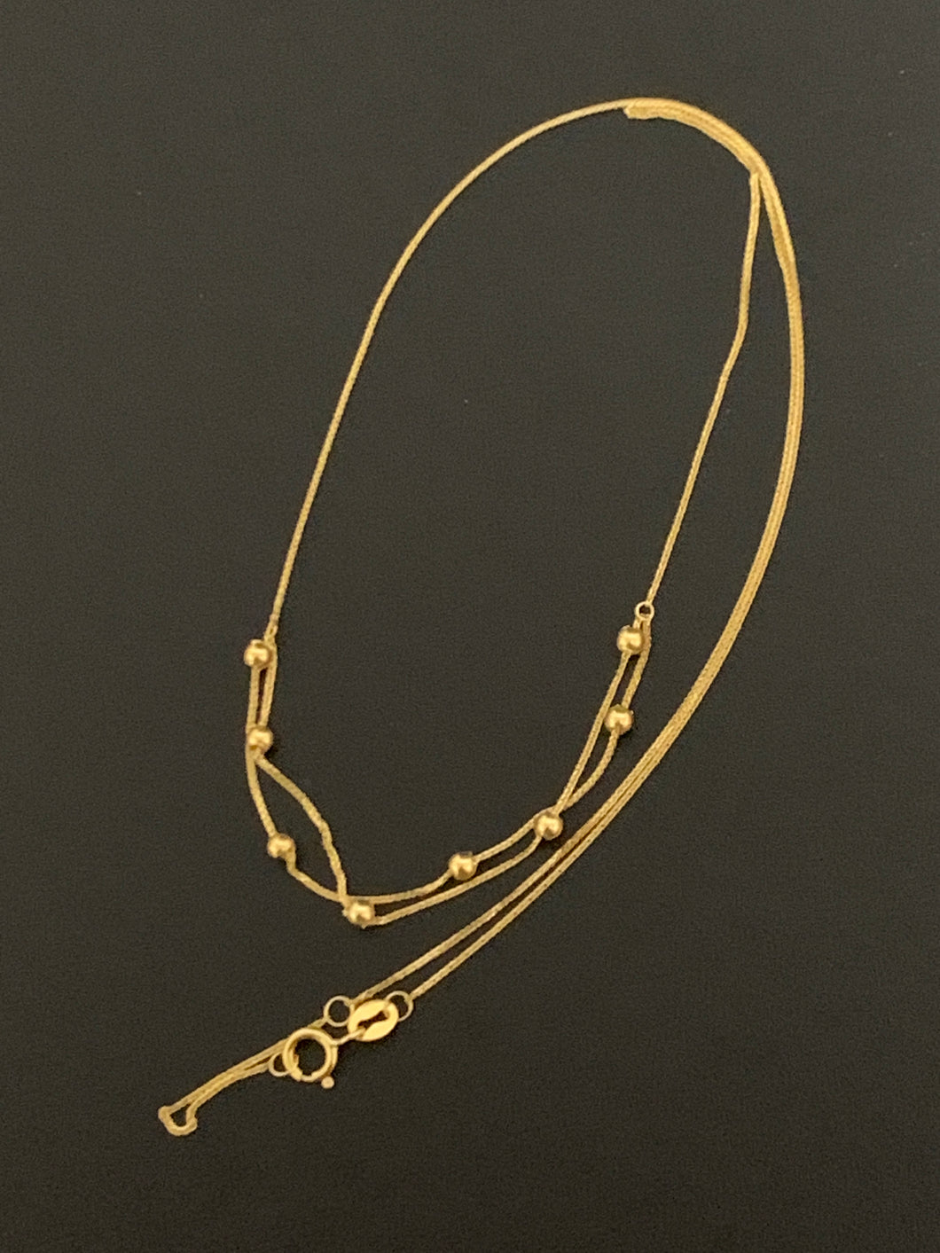 18K Gold Necklace Chain 17.5